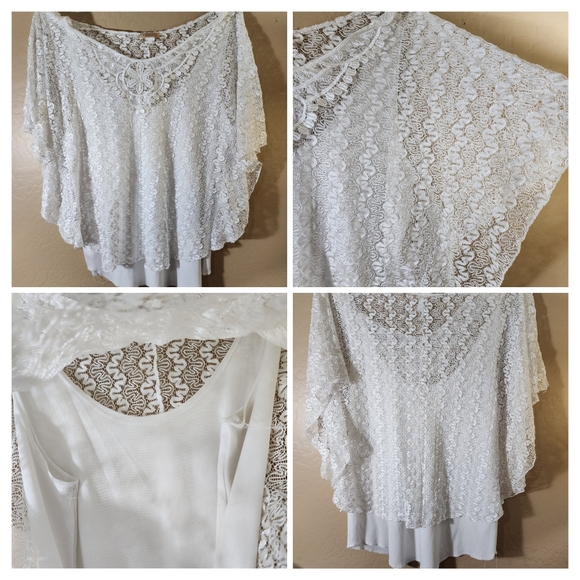Lavish Tops - Lavish Plus size LG Mesh and Tank Top liner Top